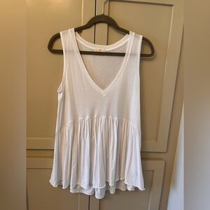T.La White V-neck Tank Top from Anthropologie